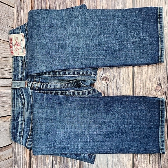 TRUE RELIGION WORLD TOUR KATE LOW-RISE SKINNY CROPPED JEANS - Picture 5 of 12